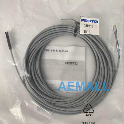 1pcs Festo Proximity Sensor SME-8-O-K-LED-24 160251 7.5 meters