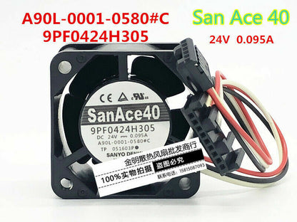 new Sanyo San Ace 40 9PF0424H305 A90L-0001-0580 C DC24V Fanuc System Fan