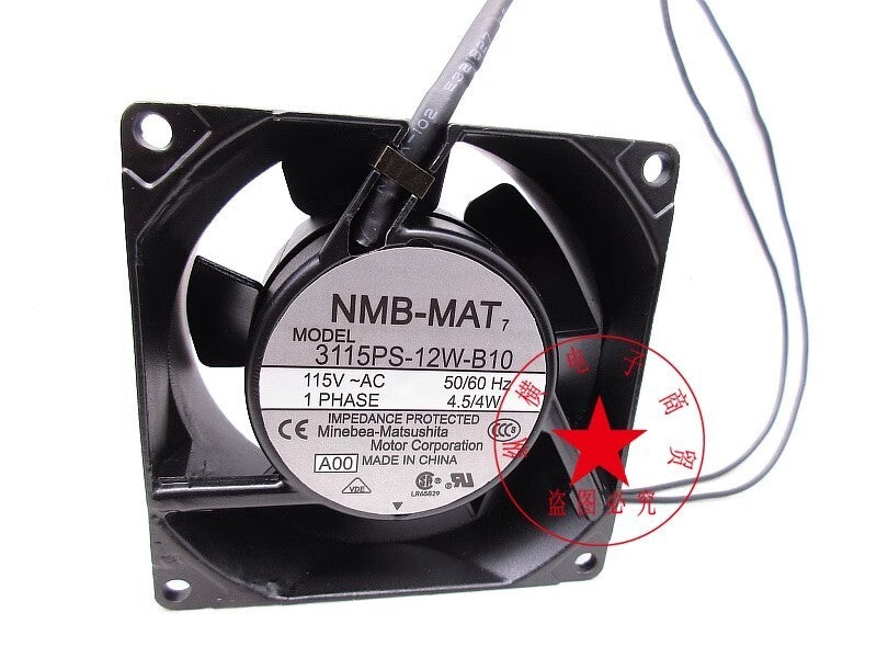 NMB 3115PS-12W-B10 8038 AC115V 4.5/4W 8CM AC Cooling Fan