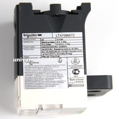 SCHNEIDER LT4706M7S Motor Protection Relay - SCHNEIDER