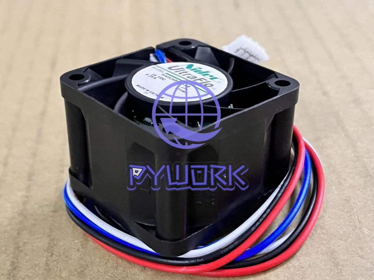 1PCS for Nidec UltraFlo W40S24BUA5-08 J33 24V 0.25A 4-wire printer fan~