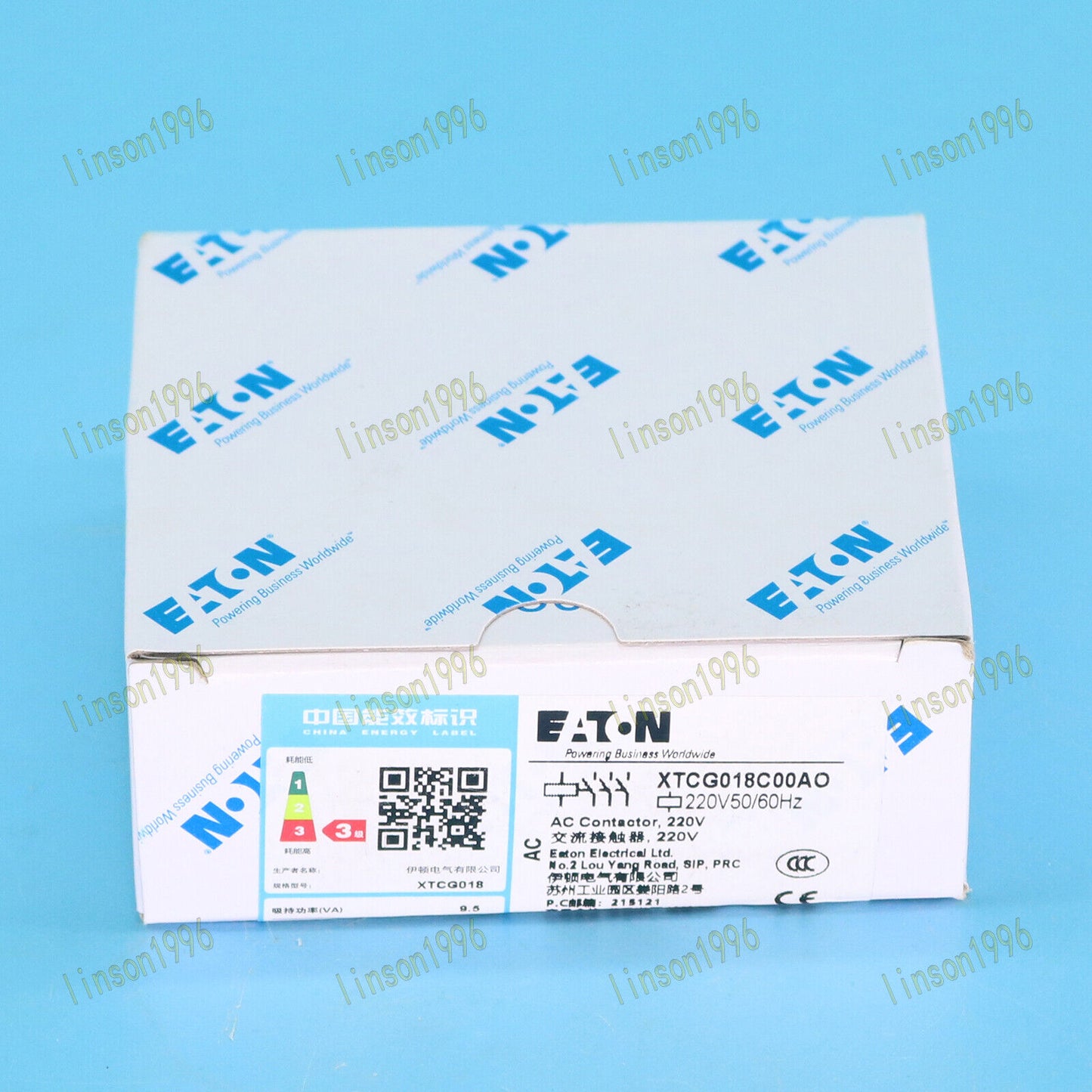 1PC Eaton XTCG018C00AO AC220V 18A Contactor - EATON