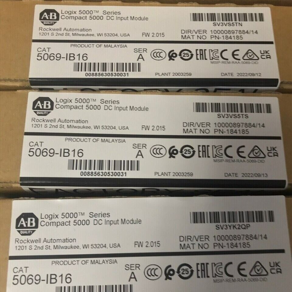 Allen-Bradley 5069IB16 Compact 5000 DC Input Module SER A - ALLEN-BRADLEY