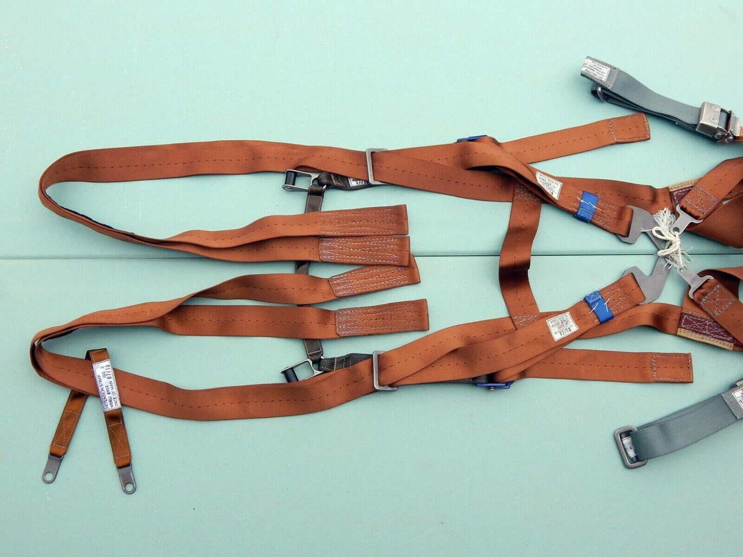 new Martin Baker Parachute Harness TYPE B MK Aircraft Belt Pilot Ejection Seat NOS ! - MARTIN BAKER