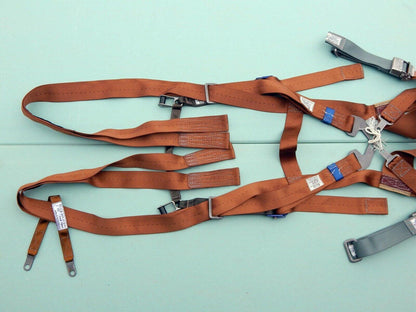 new Martin Baker Parachute Harness TYPE B MK Aircraft Belt Pilot Ejection Seat NOS ! - MARTIN BAKER