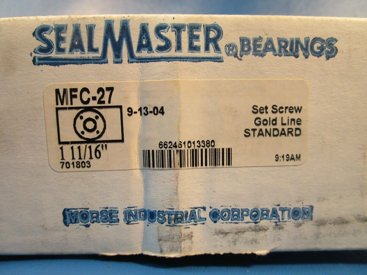 MFC27 Sealmaster Ball Bearing Flange Unit | Reliable industrial bearing solution | [MFC27] | [Ball Bearing] | [Flange Unit] - SEALMASTER