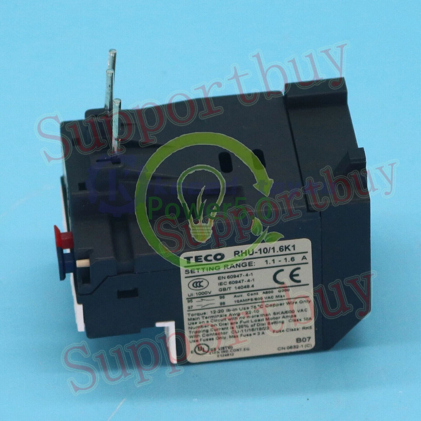 RHU-10/1.6K1 1.1-1.6A For TECO Thermal Overload Relay Free Shipping~