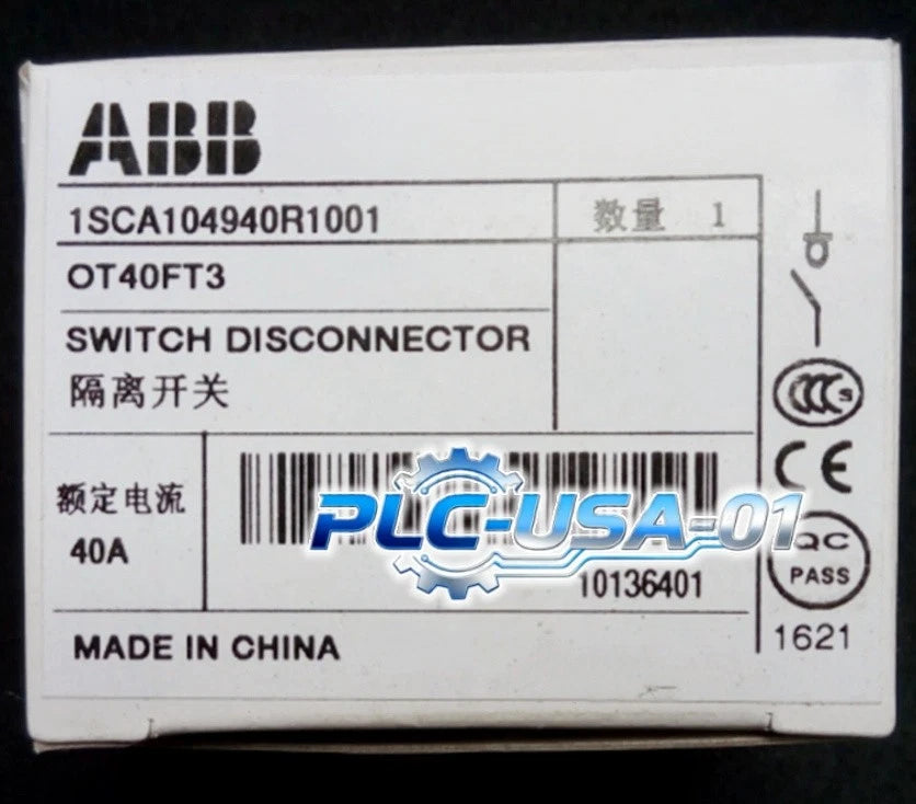 1PCS ABB OT40FT3 40A 1SCA104940R1001 Switch Diconnector Fast ship