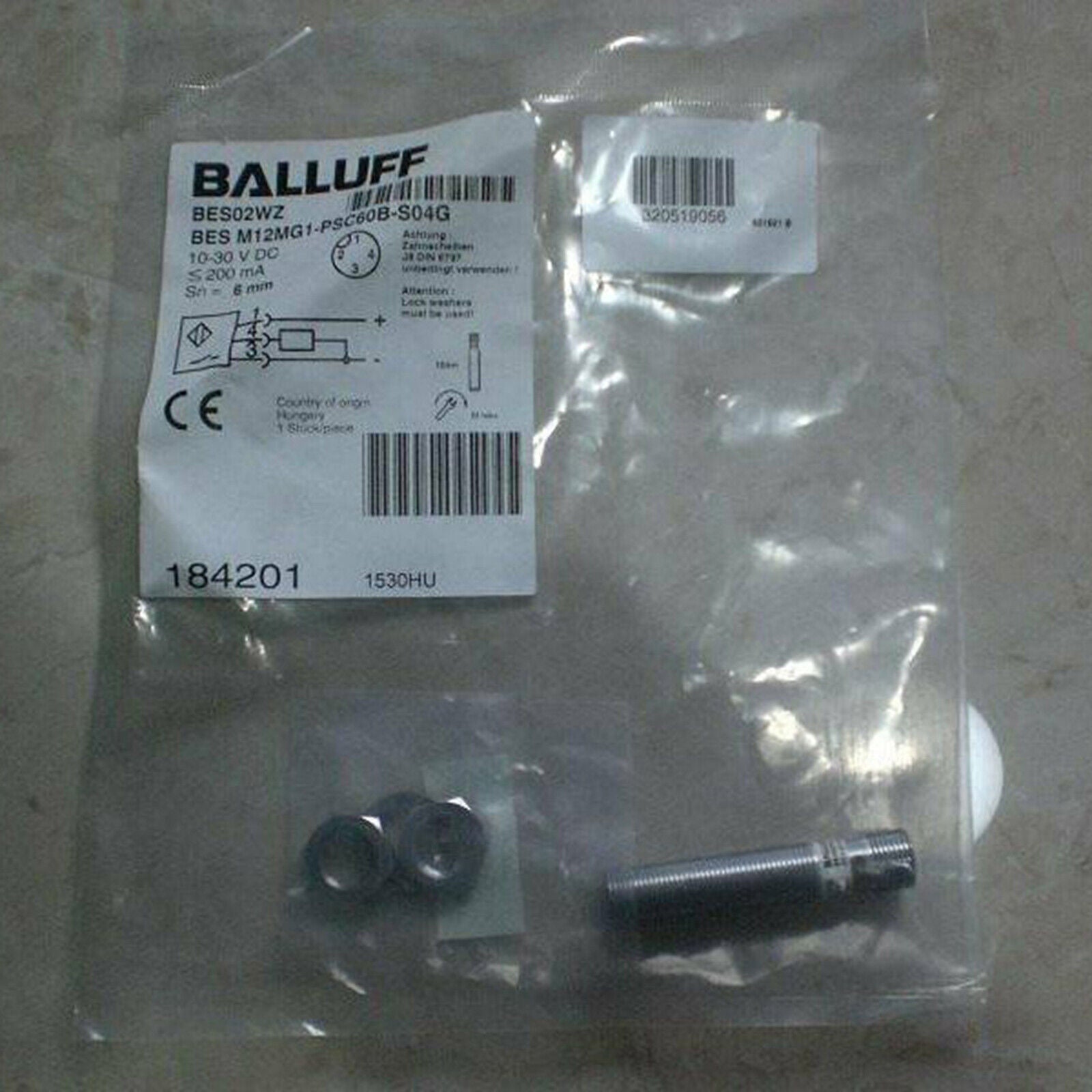 1PC BALLUFF Proximity Switch M12MG1-PSC60B-S04G Fast Ship - BALLUFF