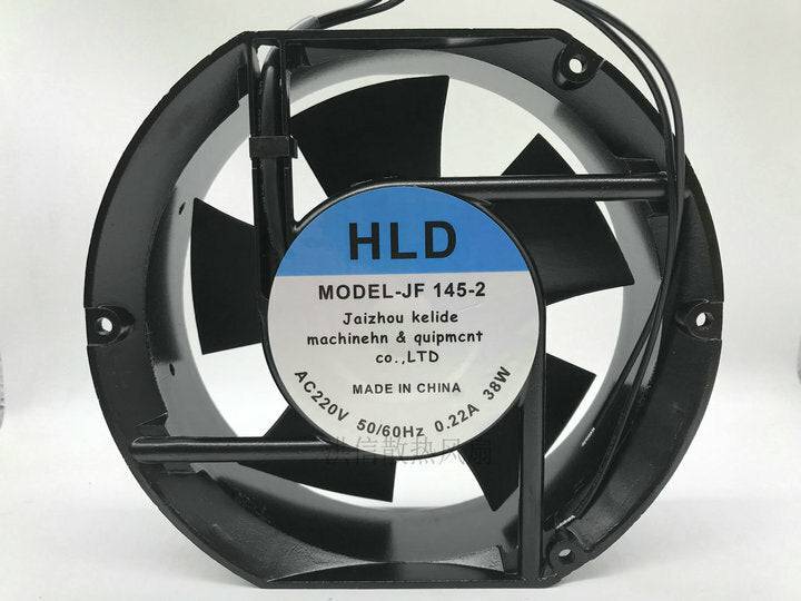 1pcs  HLD JF 145-2 220V 0.22A 38W 17251 17CM 2-line axial fan cooling fan
