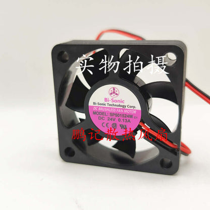 Bi-sonic SP501524M DC24V 0.13A 5015 5CM inverter cooling fan