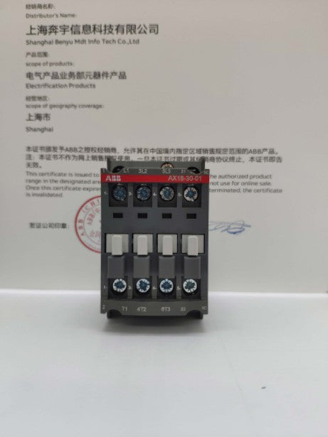 1PCS  ABB AX18-30-01 AX183001  AC Contactor 1NC 18A