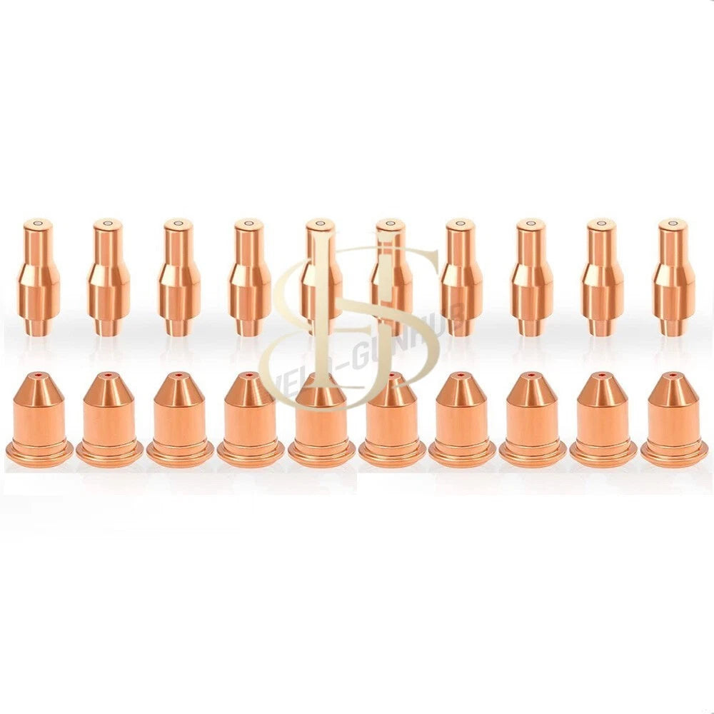 20pcs IPT-45 Plasma Electrode Tip for Harbor Freight Titanium 45 Cutter 56576