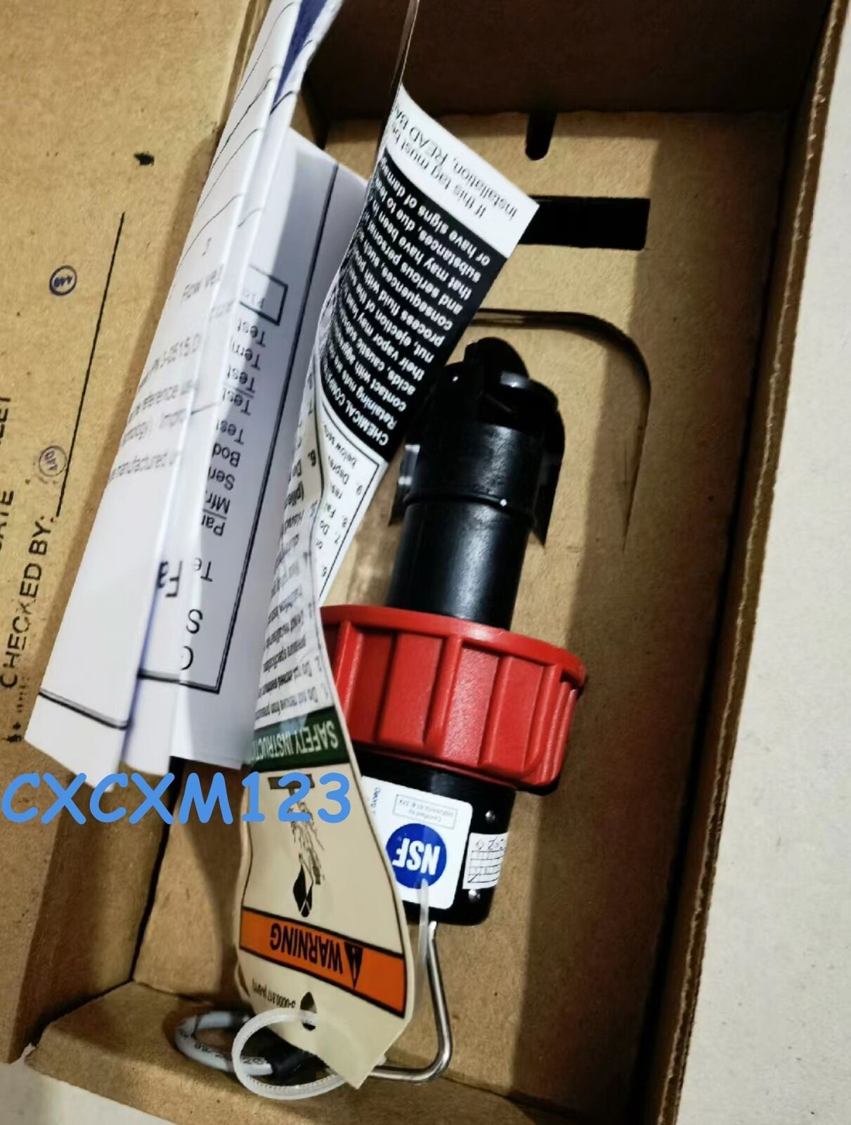 new GF Signet P51530-P0 Type 515 Rotor-X Standard Mount Paddlewheel Flow Sensor# - GF SIGNET