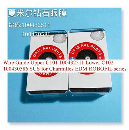 Wire Guide Upper C101 100432511 Lower C102 100430586 SUS for Charmilles EDM