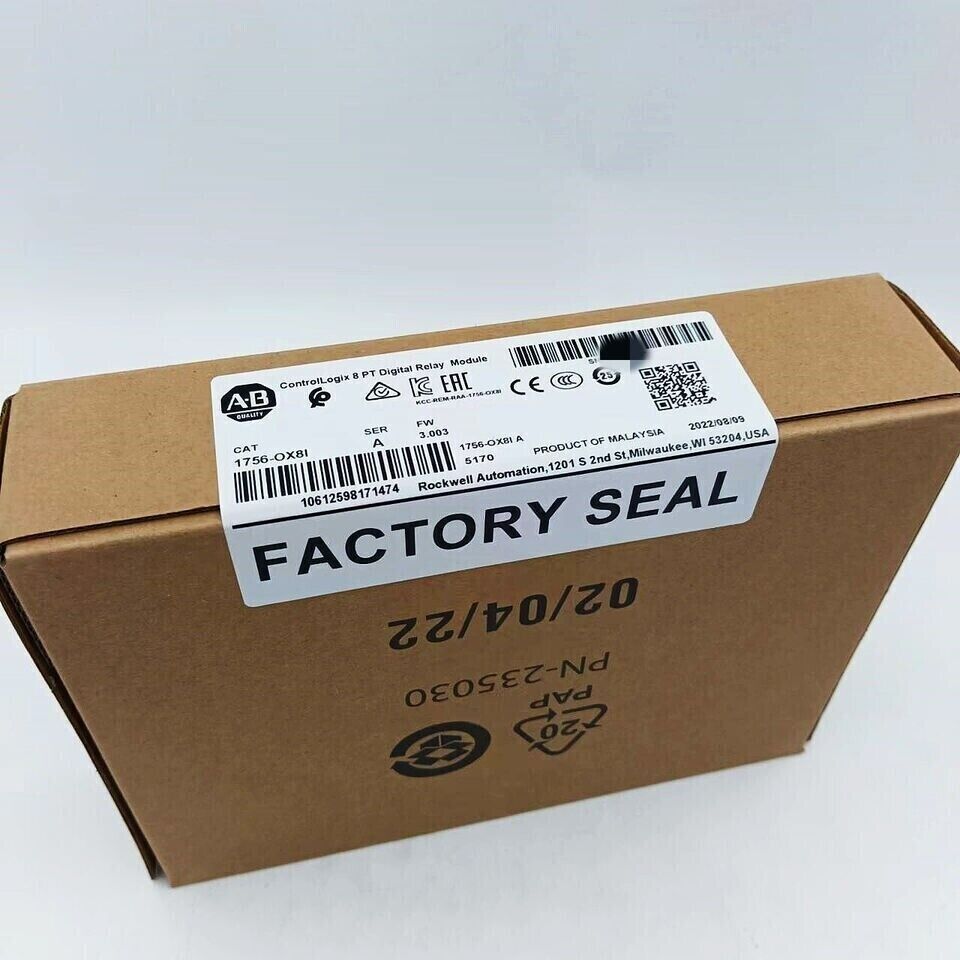 New Factory Sealed AB 1756-OX8I SER A ControlLogix 8 Pt Digital Relay Module - CONTROL LOGIX