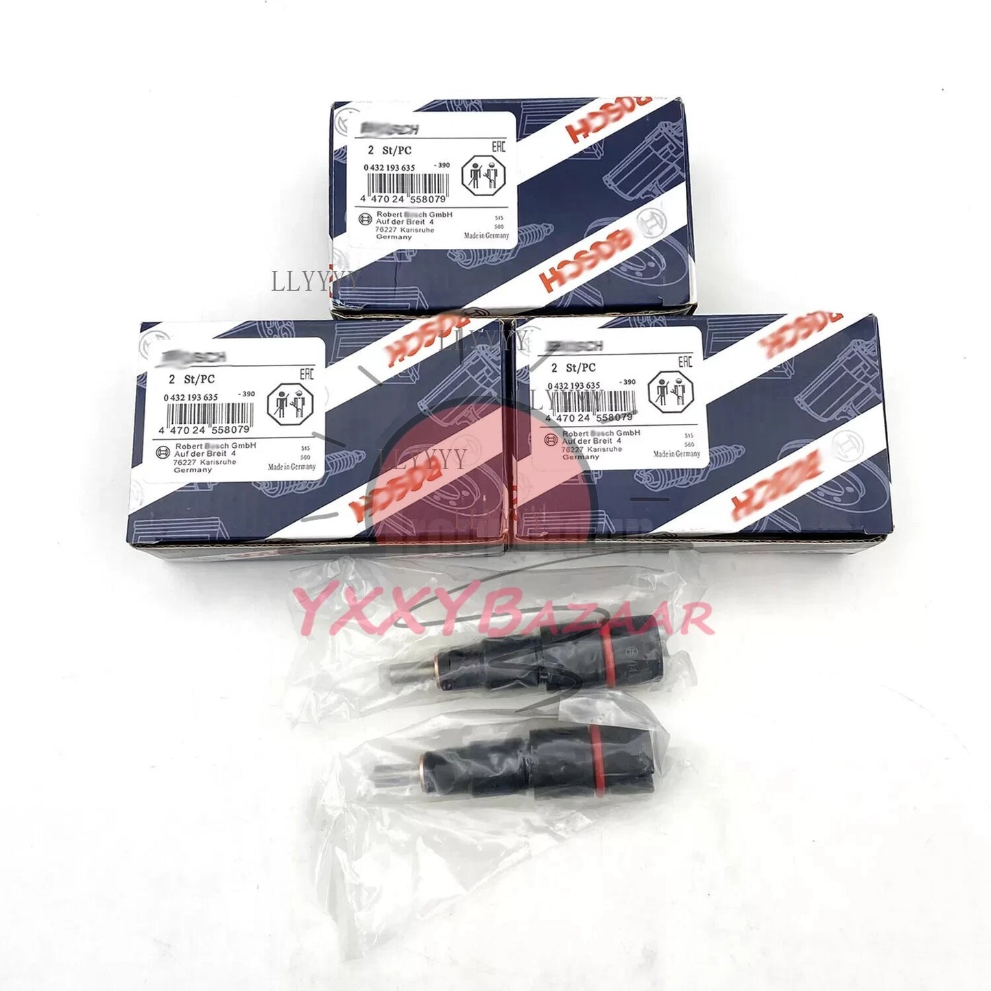 6PCS 0432193635 Fuel Injectors RV275 24V Fits For Dodge Cummins 40-50 HP 5.9L ~