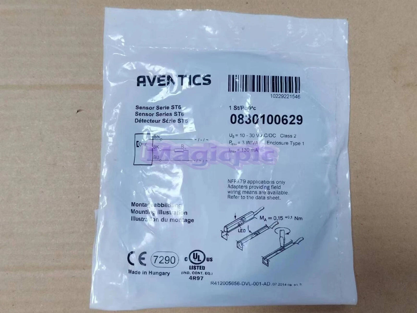 1PCS AVENTICS sensor 0830100629 Free delivery~
