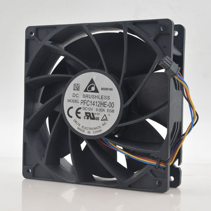 1pcs Delta PFC1412HE-00 12v 9.00A 14038 14CM E10 server fan