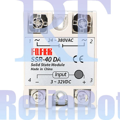 SSR-40DA SSR 40DA 40A For FOTEK Solid State Relay Free shipping