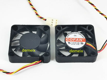 1PCS COFAN F-4010M12BII 0.16A DC12V 40mm 4010 4CM 3-wire cooling fan
