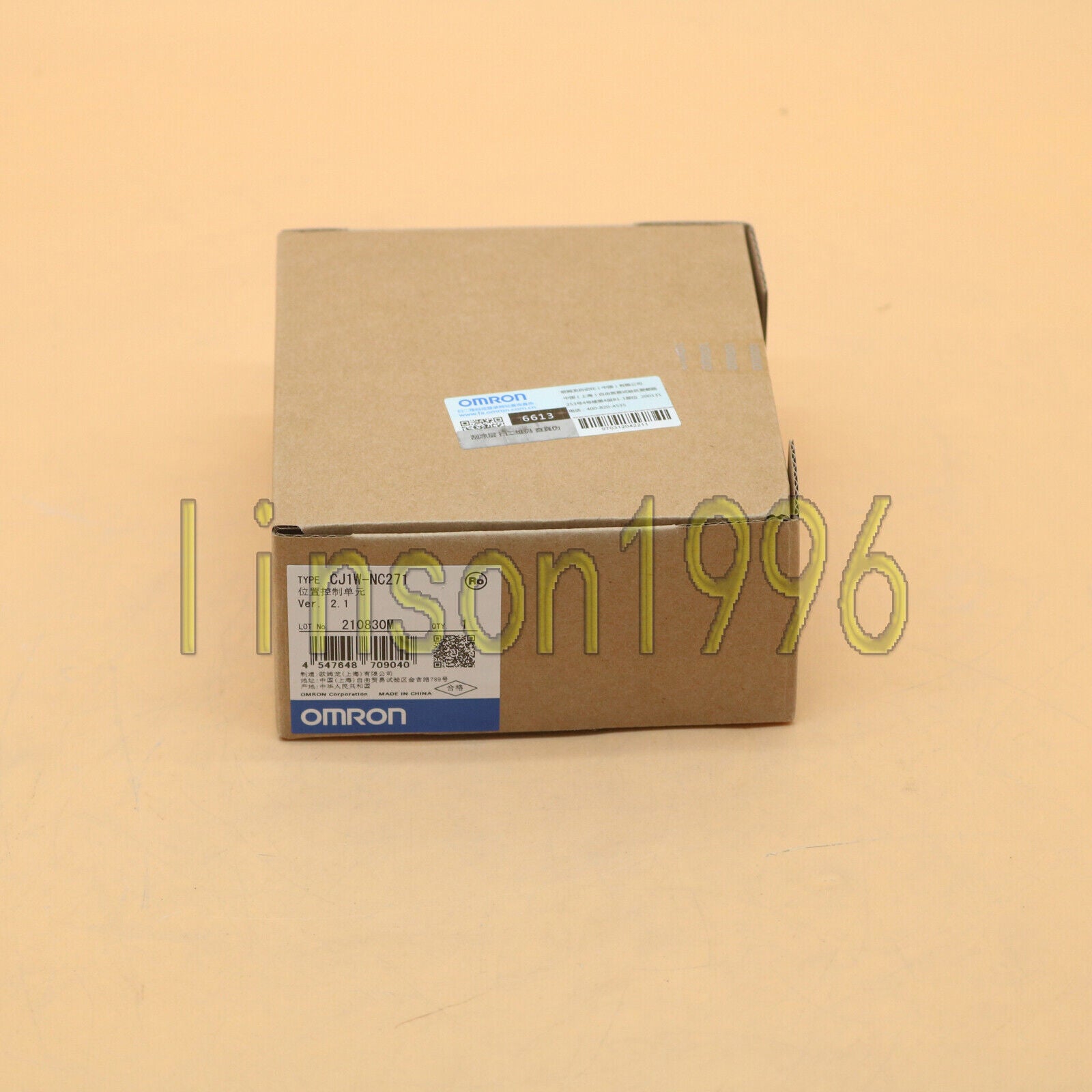 Omron CJ1W-NC271 Position Control Unit 1 Year - OMRON