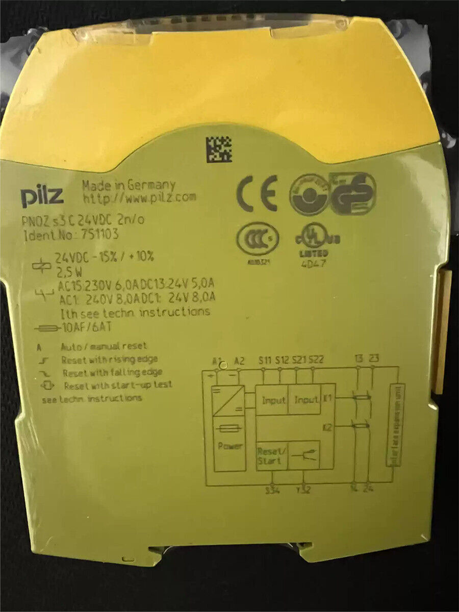 Safety Relay 751103 for Pilz PNOZ S3 - LASKO