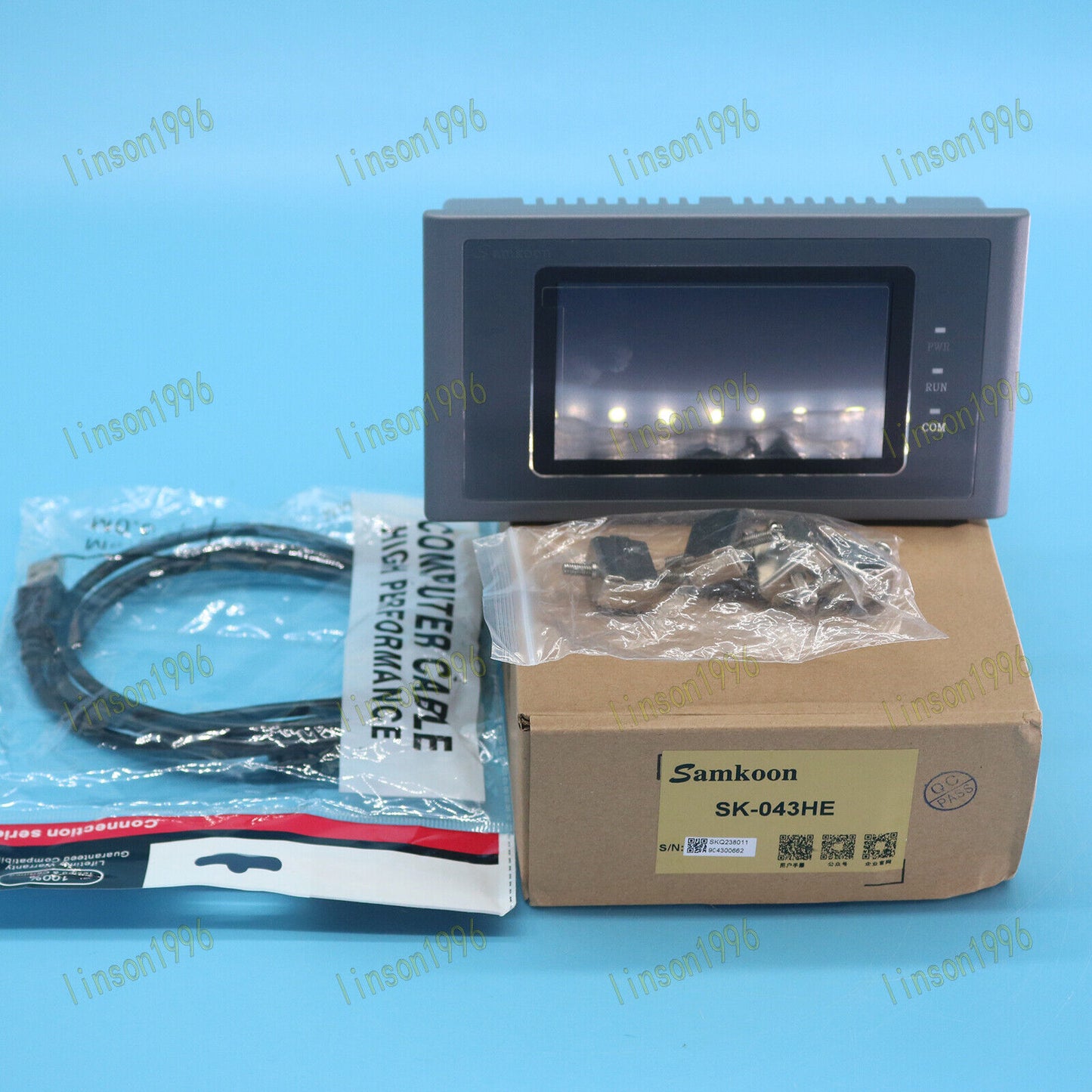 Samkoon SK-043HE 4.3" Touchscreen Panel USB Host 1COM - ONE SAMKOON