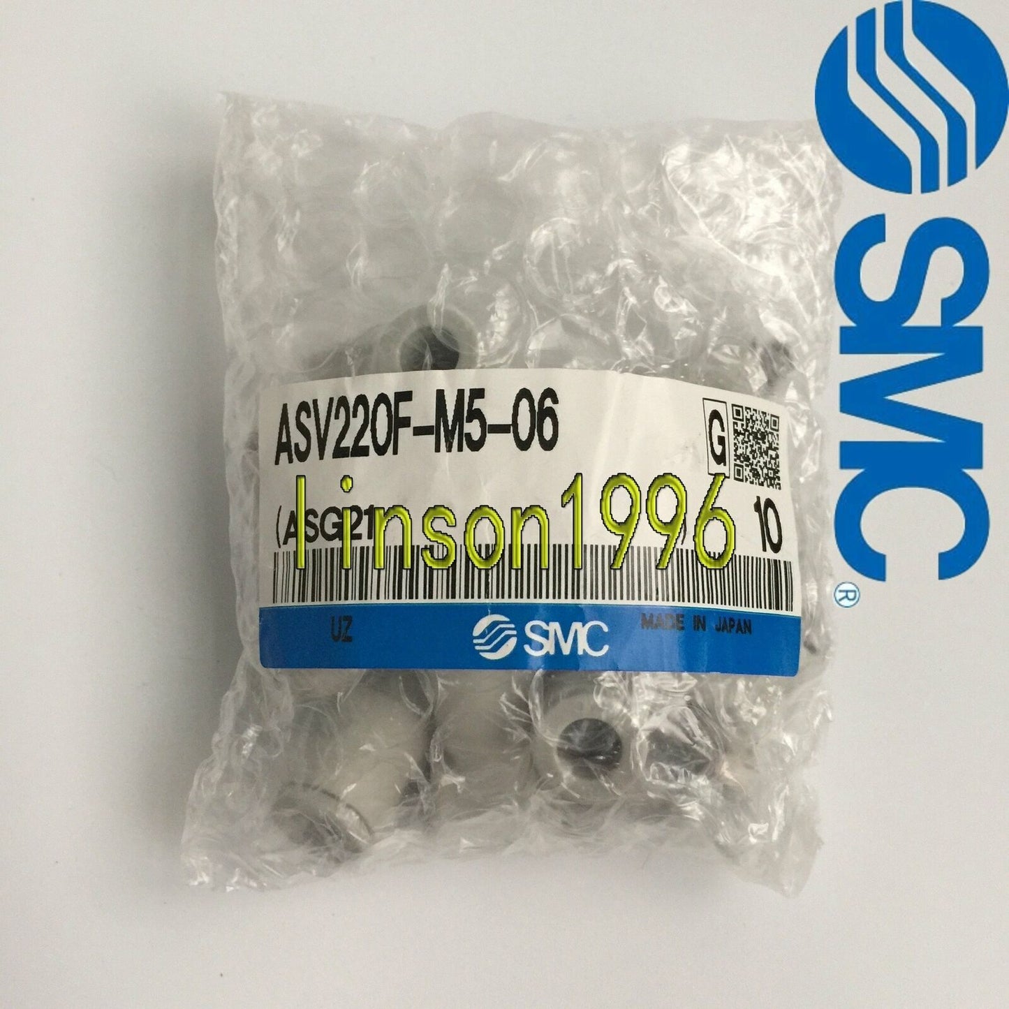 10pk 1Bag SMV220F-M5-06 Valve Set for SMC ASV220F-M5-06 Valve - SMC