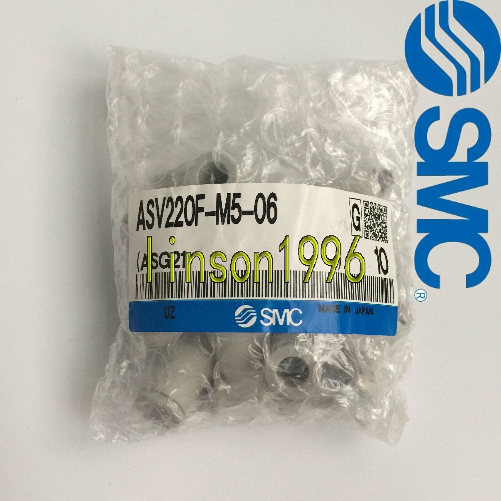 10pk 1Bag SMV220F-M5-06 Valve Set for SMC ASV220F-M5-06 Valve - SMC