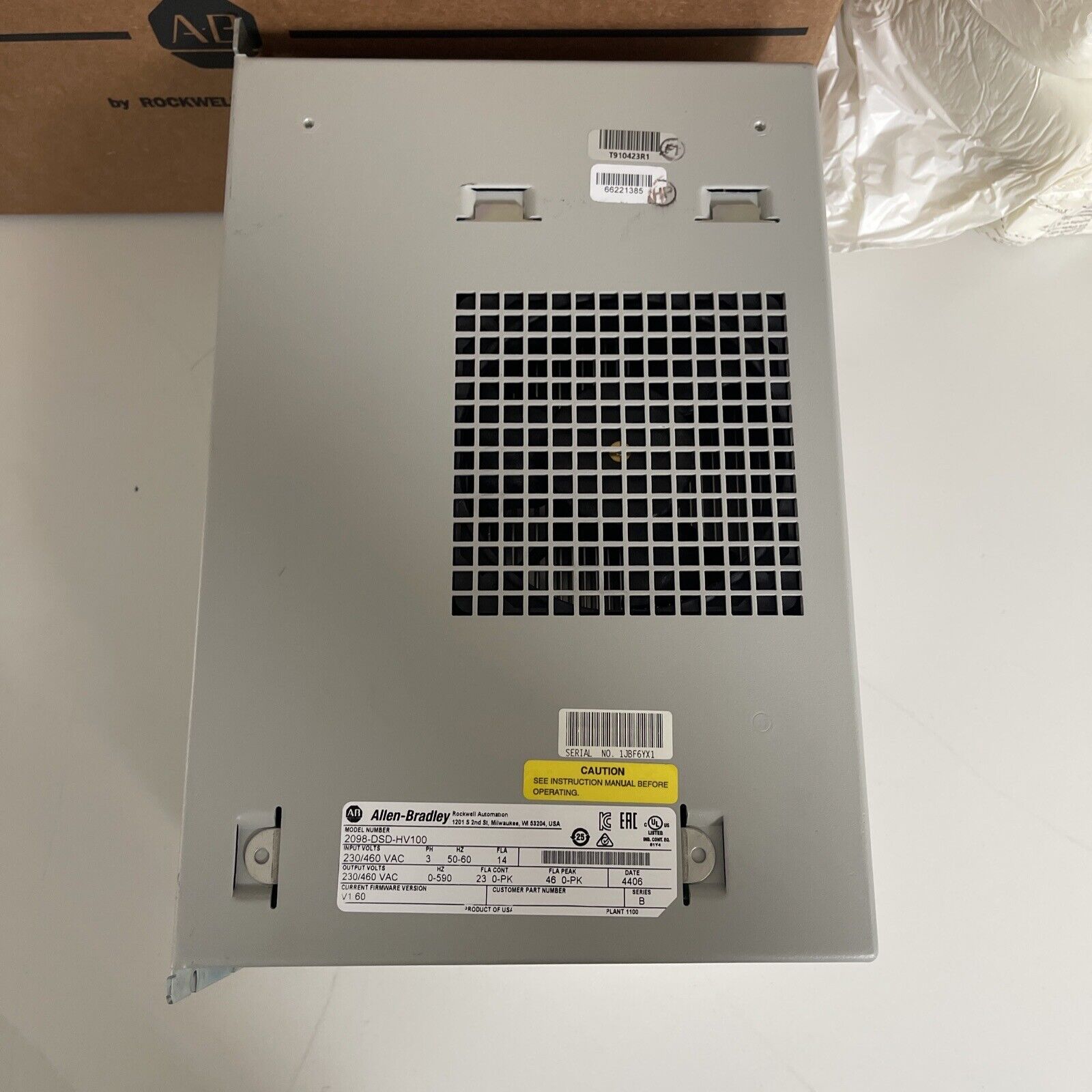 Allen Bradley 2098-DSD-HV100 Servo Drive Ultra 3000 Ser B - ALLEN BRADLEY