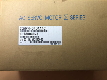 YASKAWA AC SERVO MOTOR SGMPH-04DAA4C