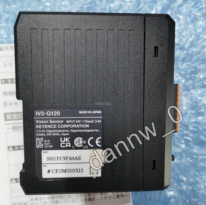 KEYENCE IV3-G120: Image Recognition Controller - KEYENCE