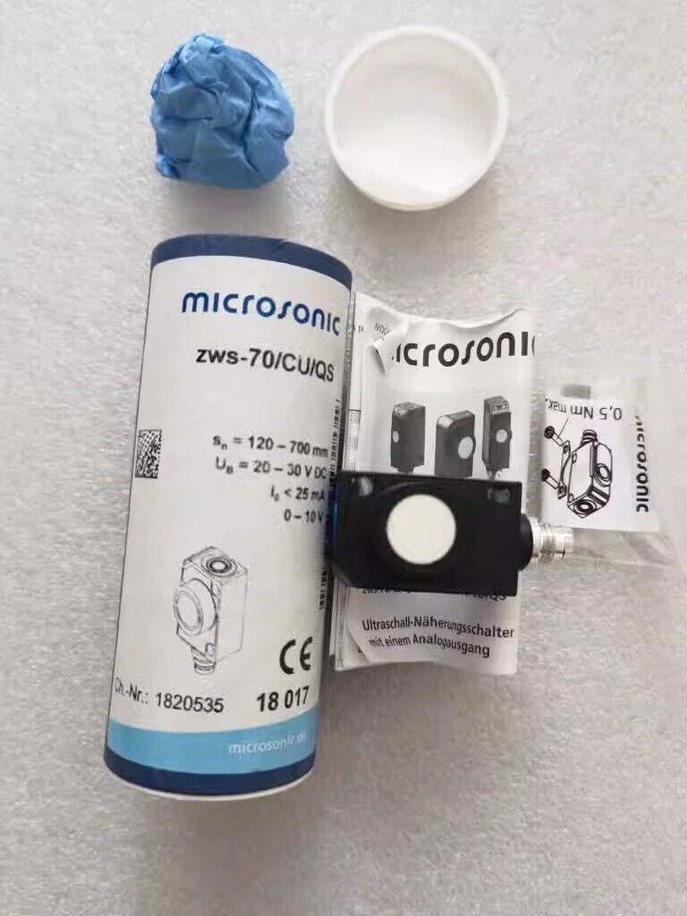 new 1pcs microsonic Ultrasonic Sensor ZWS-70/CU/QS - MICROSONIC