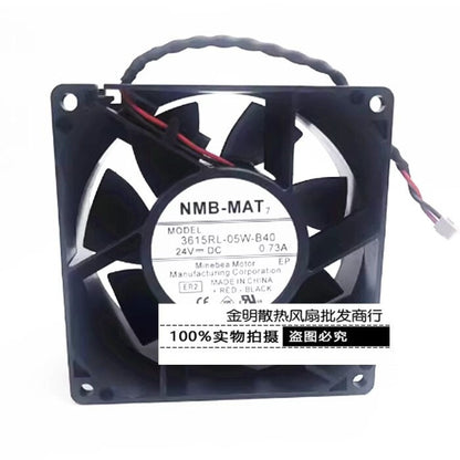 NMB 3615RL-05W-B40 DC24V 0.73A 9CM 2-Pin Inverter Cooling Fan