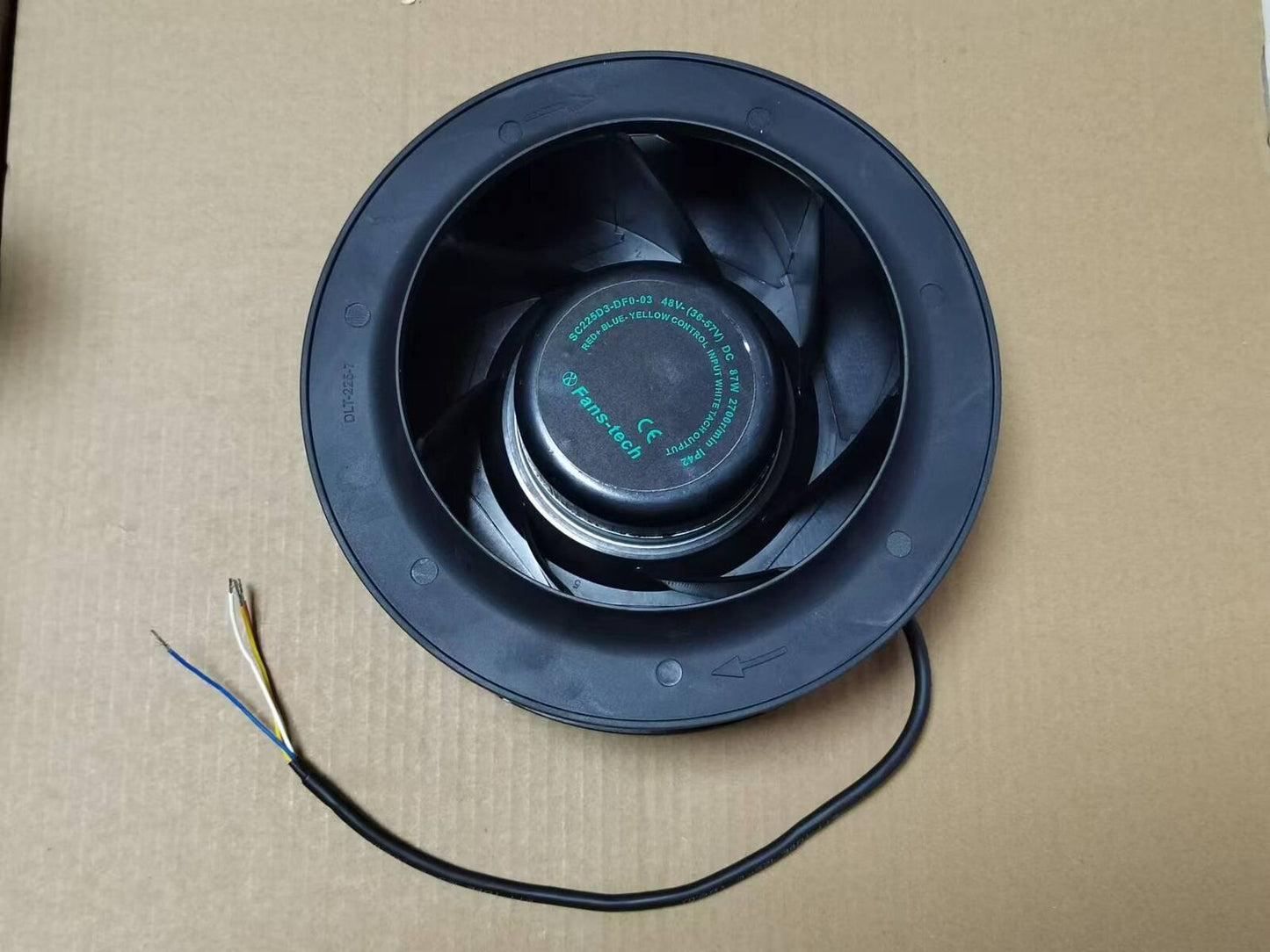 new SC225D3-DF0-03 48V 87W 22.5CM inverter centrifugal cooling fan