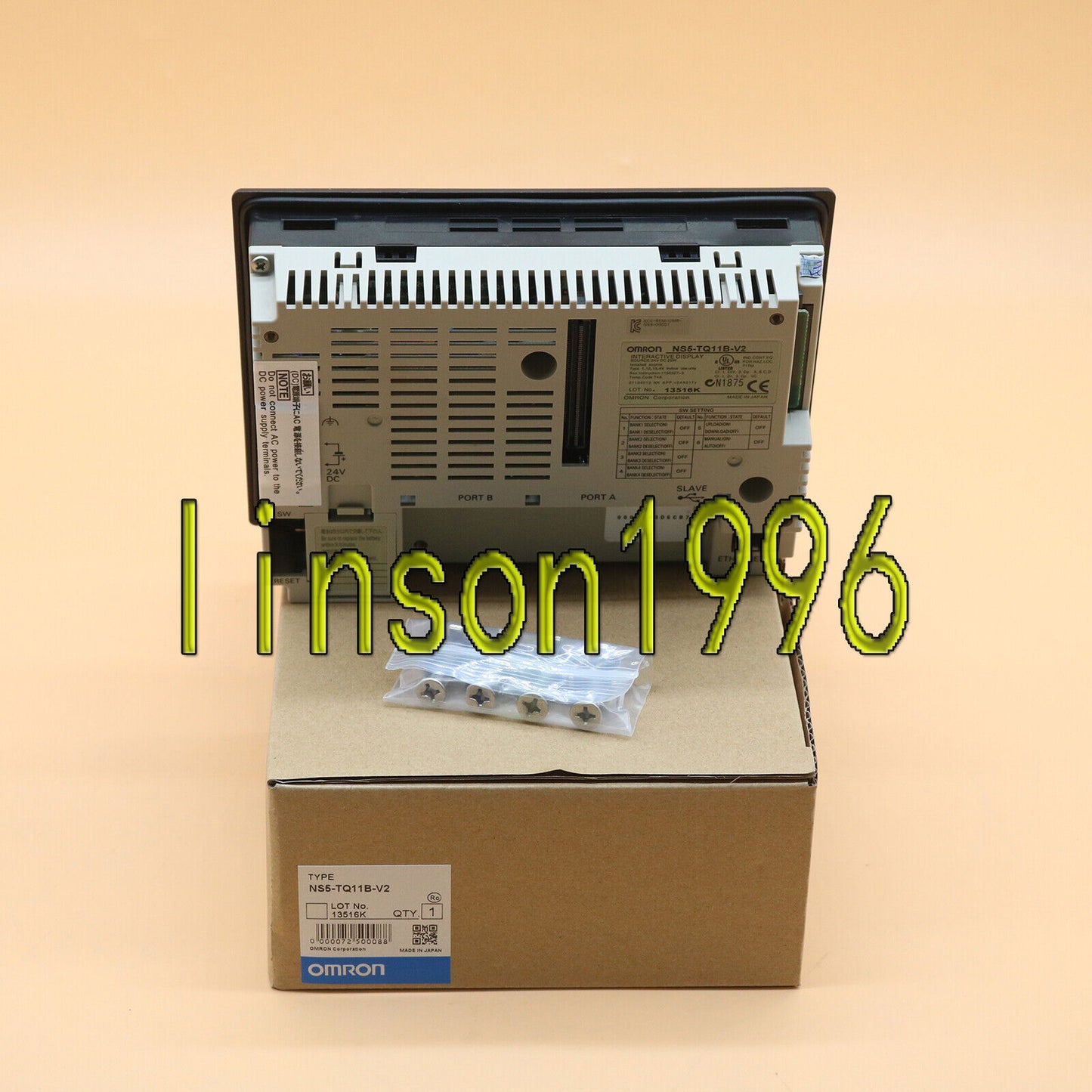 New ONE OMRON HMI NS5-TQ11B-V2 Touch Panel with 1 Year Warranty - OMRON