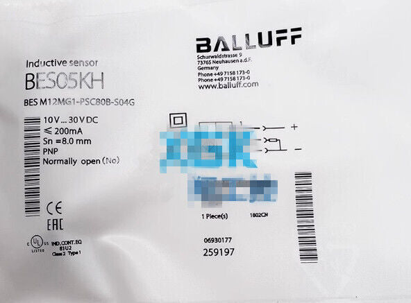 1PCS FIT FOR BES05KH Proximity Switch BES M12MG1-PSC80B-S04G Sensor