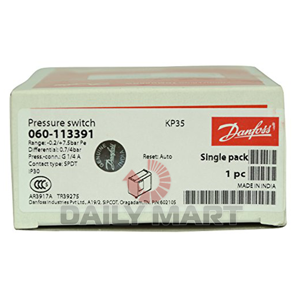 new  In Box DANFOSS 060-113391 KP35 Pressure Control