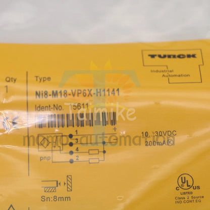 Turck NI8-M18-VP6X-H1141 Proximity Switch Sensor 1PCS