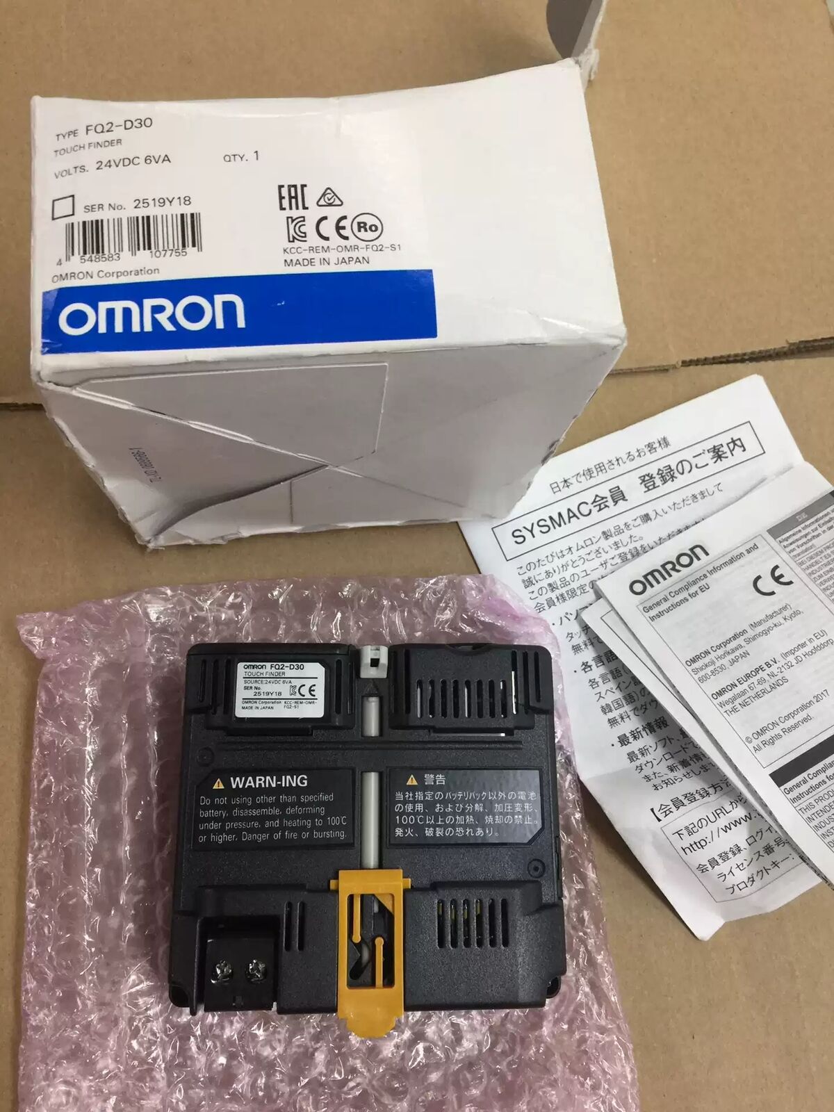 new 1PCS Omron FQ2-D30 Touch Finder