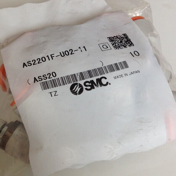 10-Piece SMC AS2201F-U02-11 Speed Control Connector - SMC