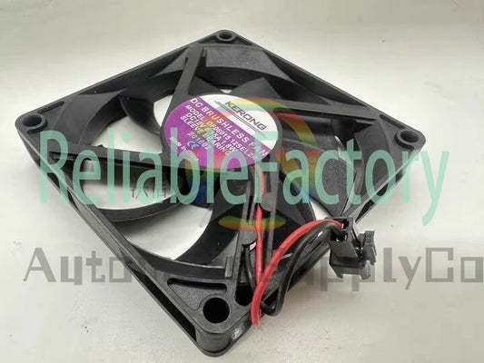 KERONG DF0801512SEL2R 8015 DC12V 0.15A 1.8W 8CM 2-Wire Cooling Fan