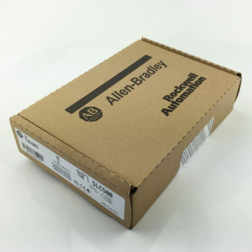 Factory Sealed Allen Bradley 1746-OW16 SLC 500 SerD Output Module New in Box - ALLEN BRADLEY