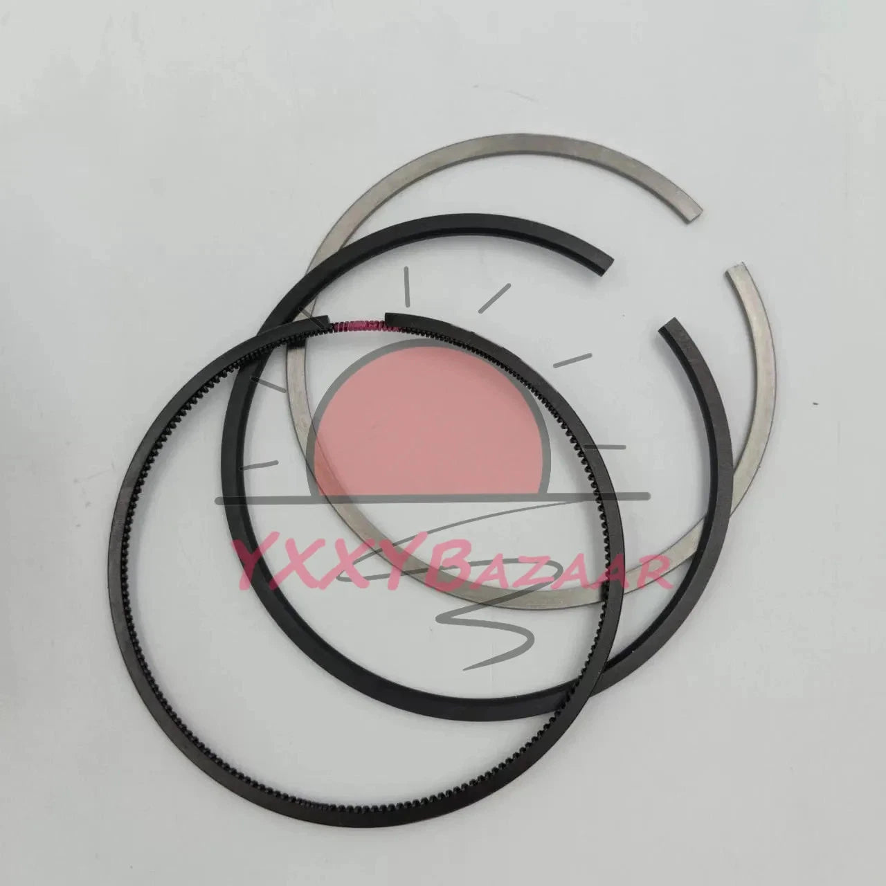 1x Piston & Piston Rings Kits Fits For Dodge Ram 6.7L 2007-2019 Cummins 4955520