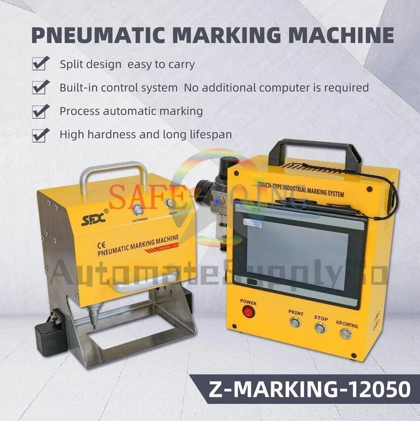 Z-Marking-12050 Portable Pneumatic Dot Peen Marking Machine 120*50mm