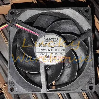 SERVO D0925C24B7CS-30 DC24V 0.14A 3-Wire Cooling Fan