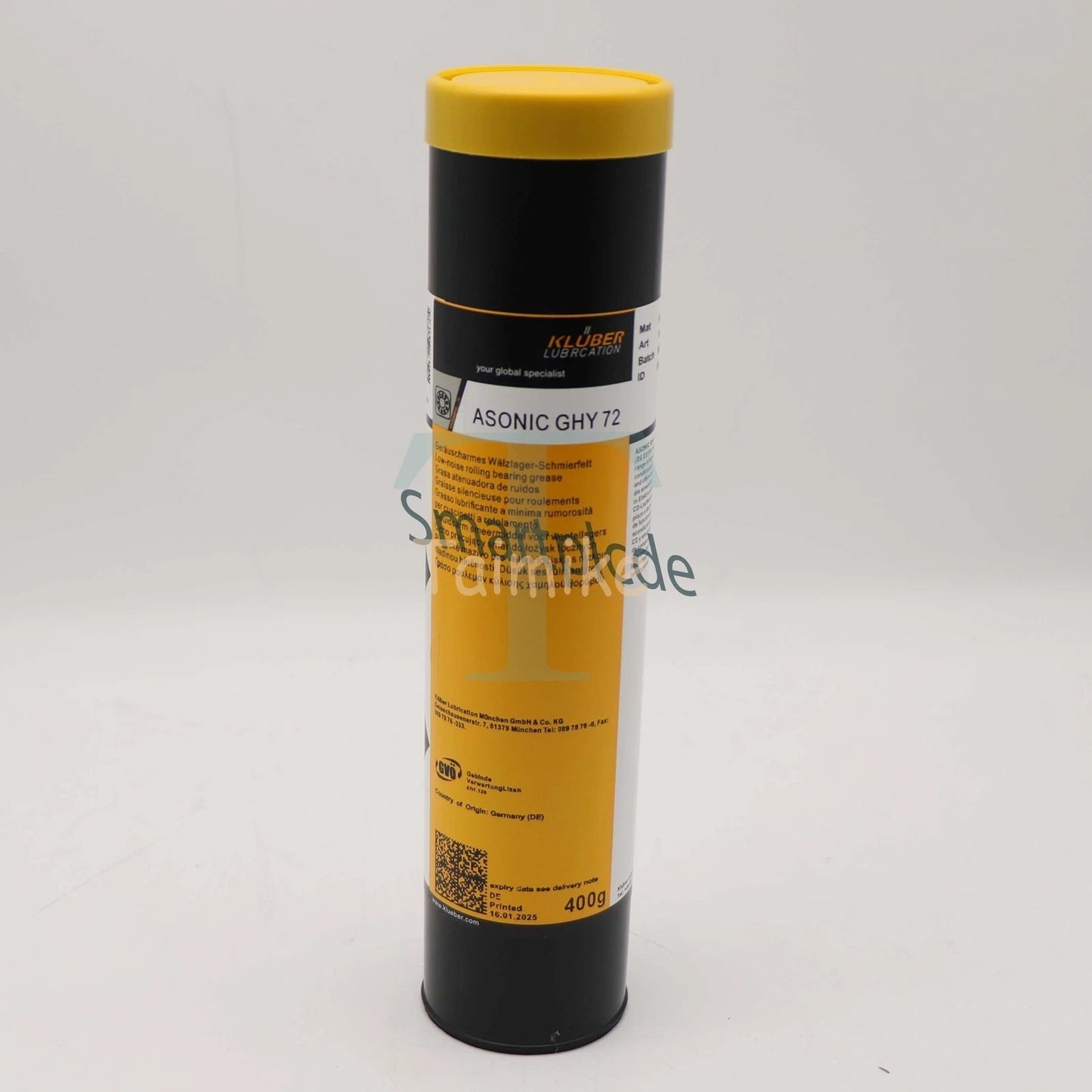 1Pcs KLUBER Lubrication ASONIC GHY 72 Grease 400g (14.1 oz) Free shipping