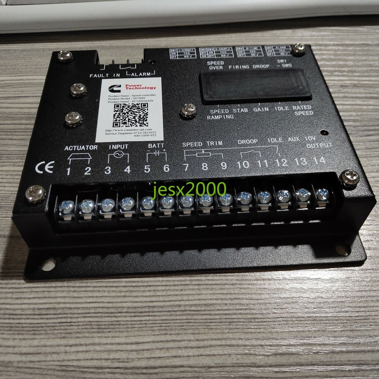1PC S6700H Cummins Speed Control Board - Professional Industrial Speed Controller - CUMMINS