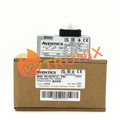 1pcs AVENTICS Pressure Switch R412010712 Series PM1 0.2-16bar Fast delivery